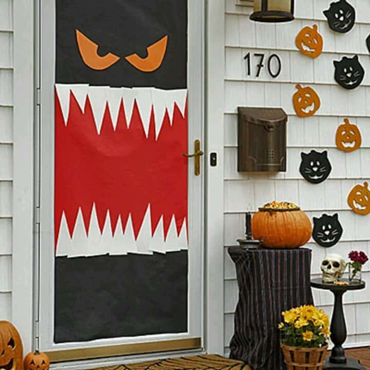 porte decorazione halloween