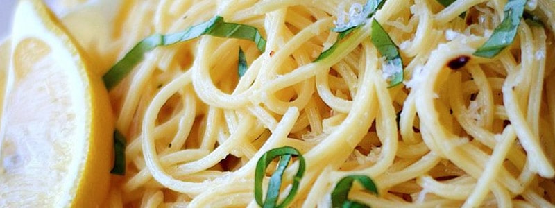 spaghetti a limone - la ricetta veloce