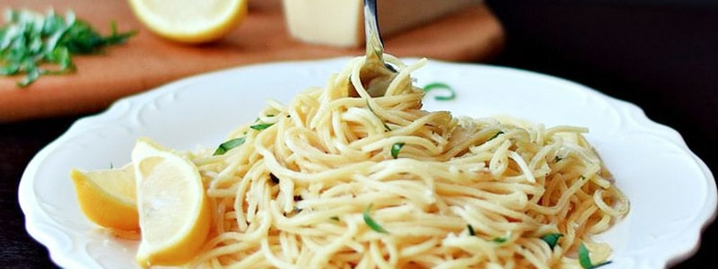 spaghetti al limone - ricette in 5 minuti