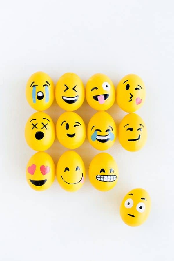 Emoticons Eggs - Uova di Pasqua con le emoji