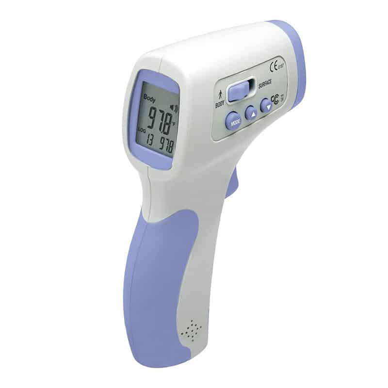 Termometro senza contatto, dispositivo professionale per rilevamento della temperatura corporea per uso medico